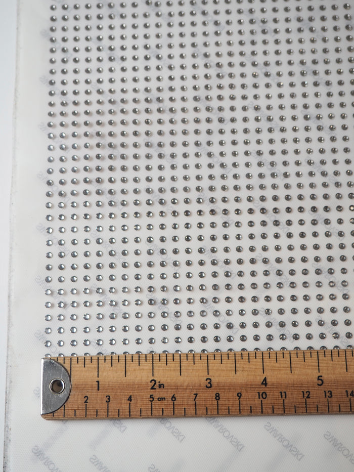 Swarovski Gunmetal Crystal Hotfix Sheet 4mm