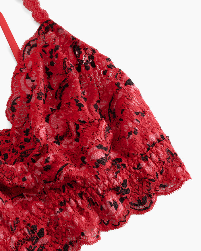 Red Bralette - Never  Say Never Ombre Sweetie Bralette