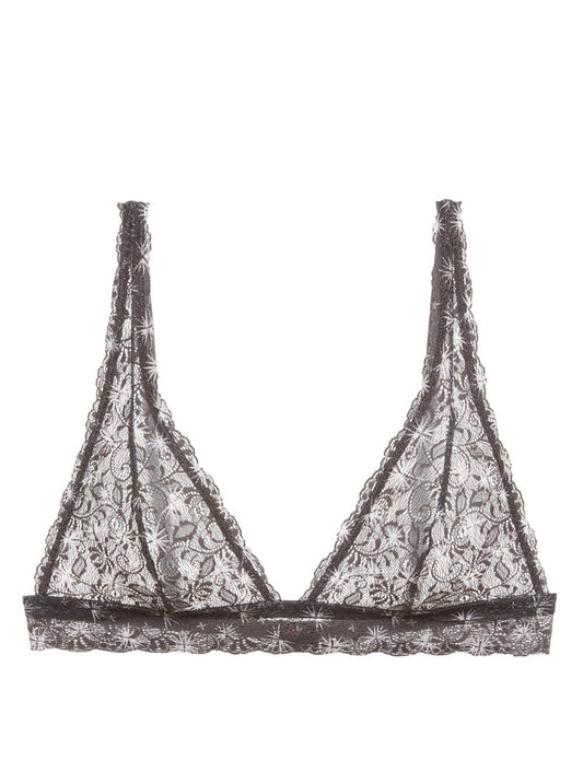 Gray Bralette - Pixie Tall Triangle Bralette