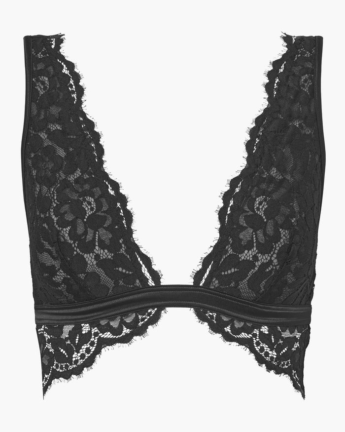 Black Bralette - Magnolia Tall Triangle Bralette