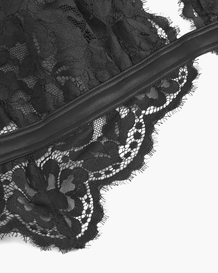 Black Bralette - Magnolia Tall Triangle Bralette