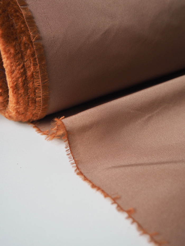Terracotta Iridescent Taffeta