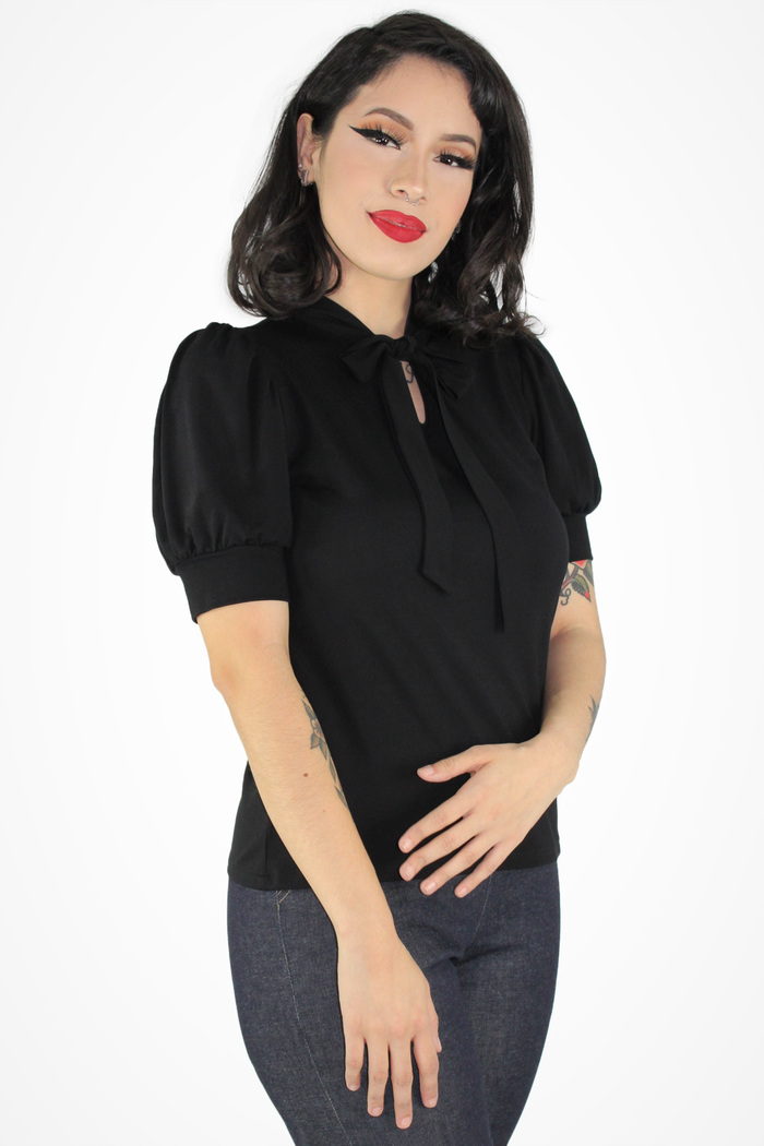Tie-Neck Blouse