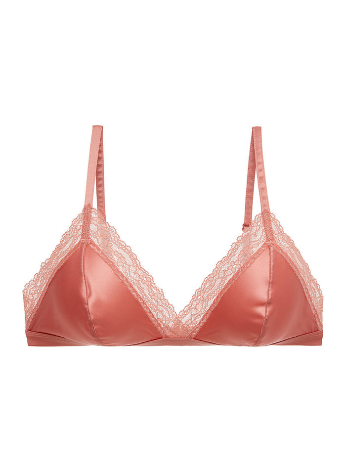 Pink Bralette, Madeline Triangle Bralette
