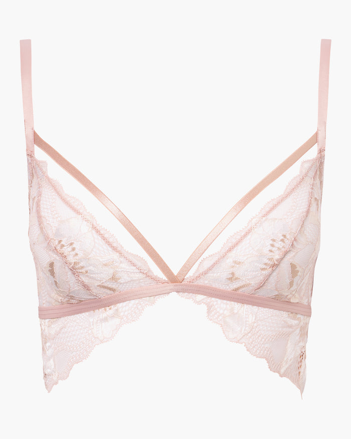 Pink Bralette - Paradiso Triangle Bralette