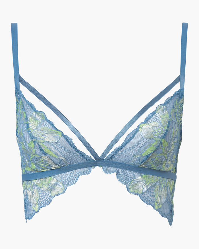 Blue Bralette - Paradiso Triangle Bralette