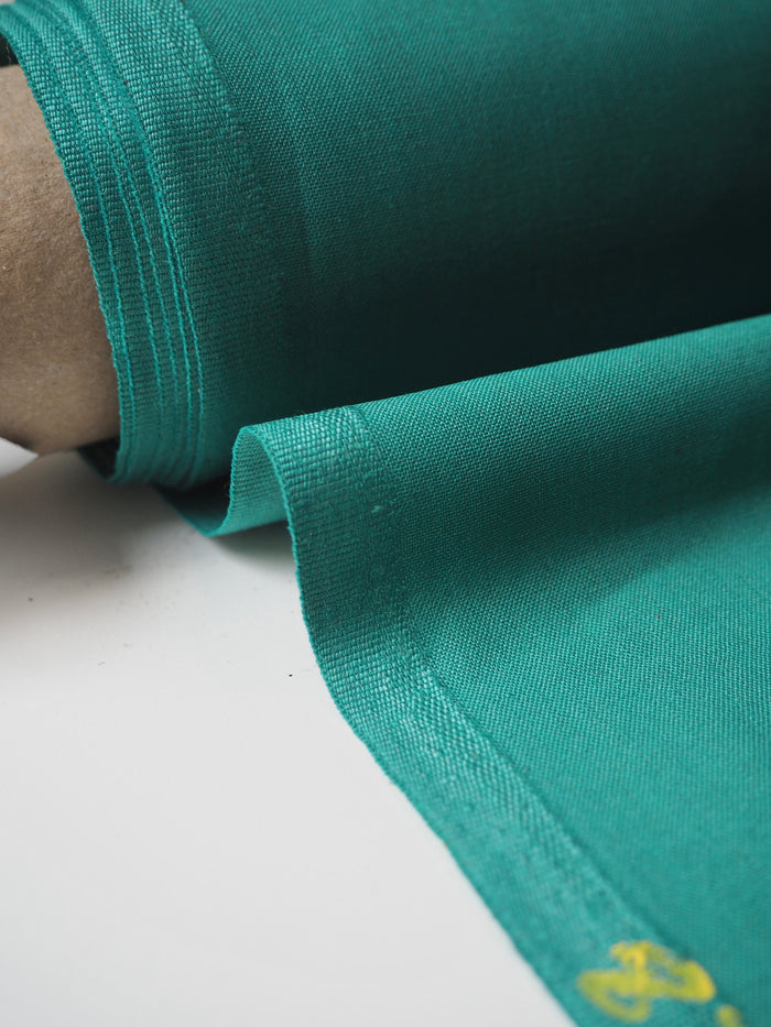 Turquoise Wool Blend Suiting