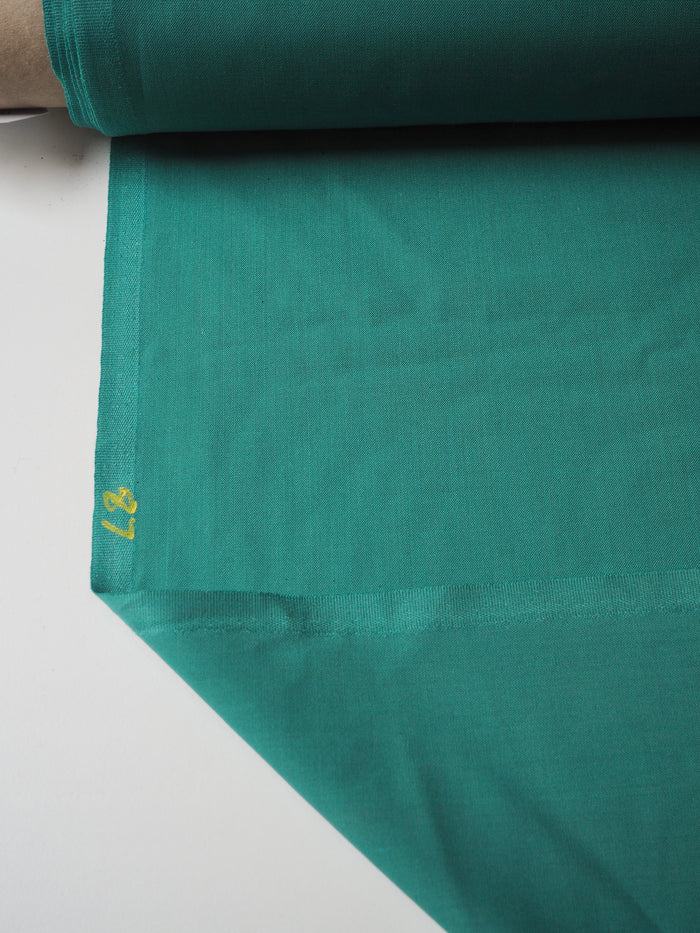 Turquoise Wool Blend Suiting