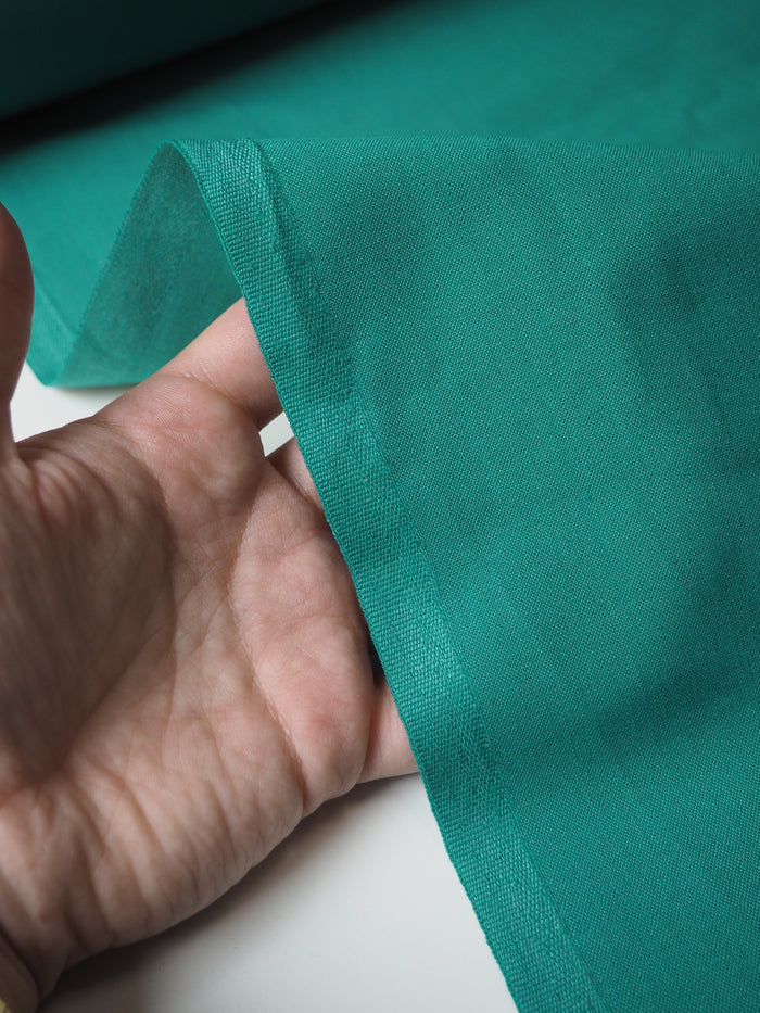 Turquoise Wool Blend Suiting