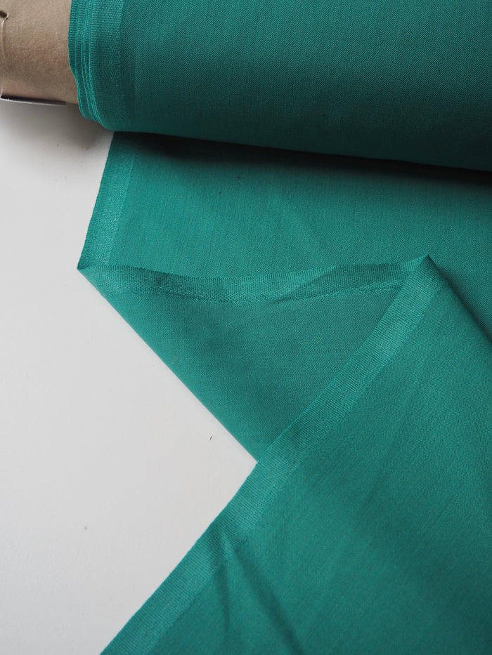 Turquoise Wool Blend Suiting