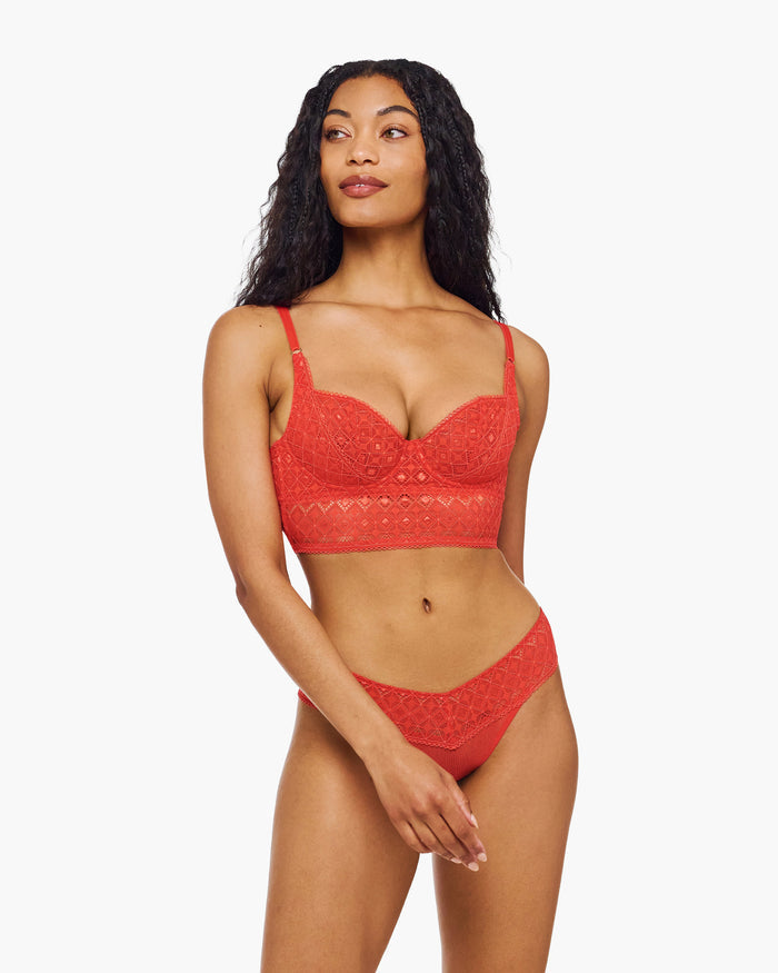 Red Bustier - Basilica Underwire Bustier