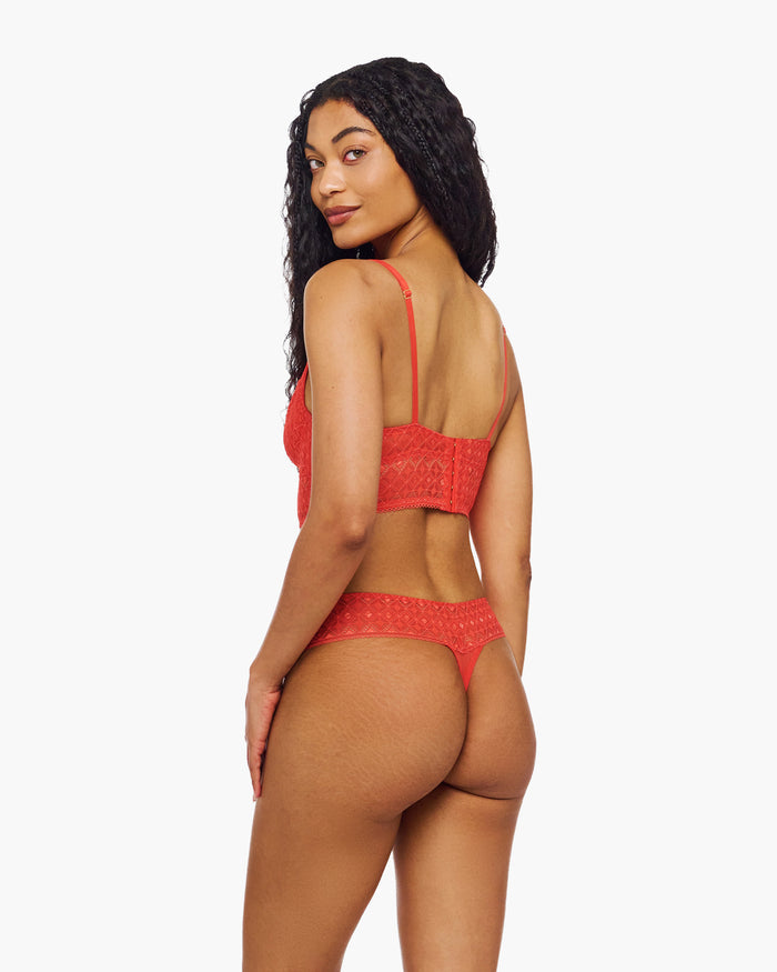 Red Bustier - Basilica Underwire Bustier