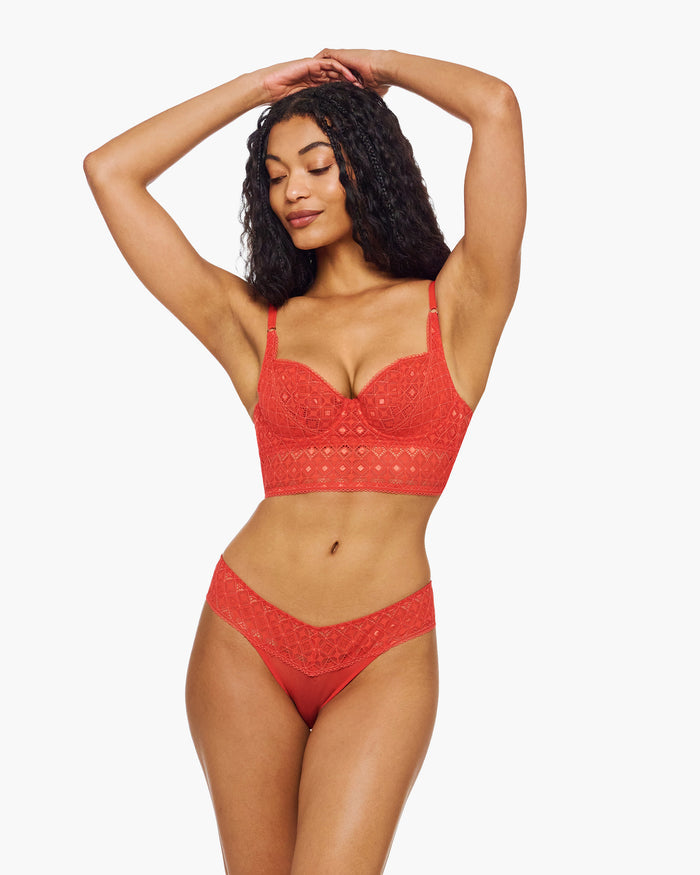 Red Bustier - Basilica Underwire Bustier