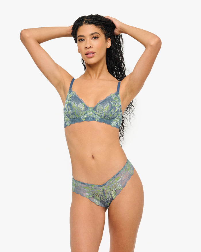 Blue Bra - Paradiso Underwire Demi Cup Bra