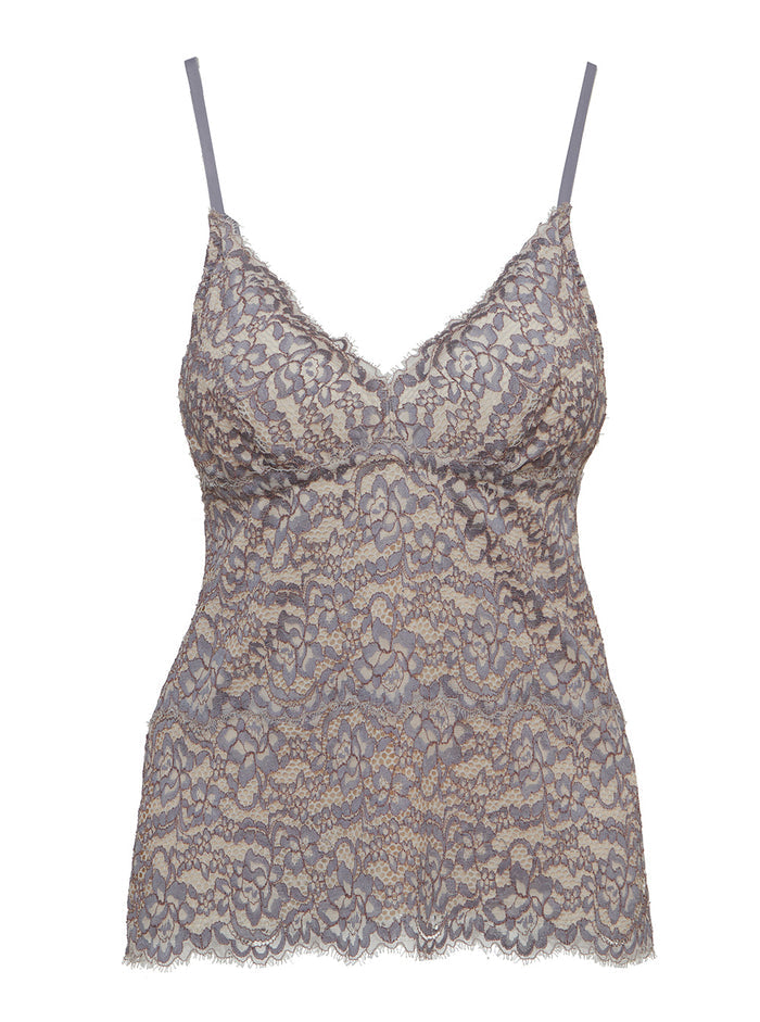 Gray Camisole, Pret A Porter V-Neck Camisole