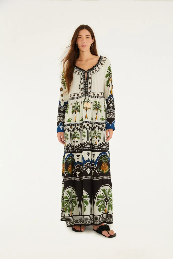 VESTIDO JARDIM TROPICAL