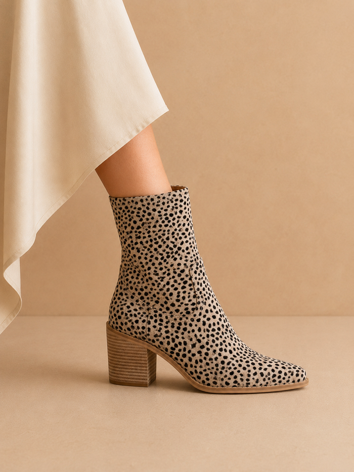 VIENNA CHEETAH ANKLE BOOTIE