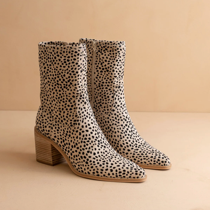 VIENNA CHEETAH ANKLE BOOTIE
