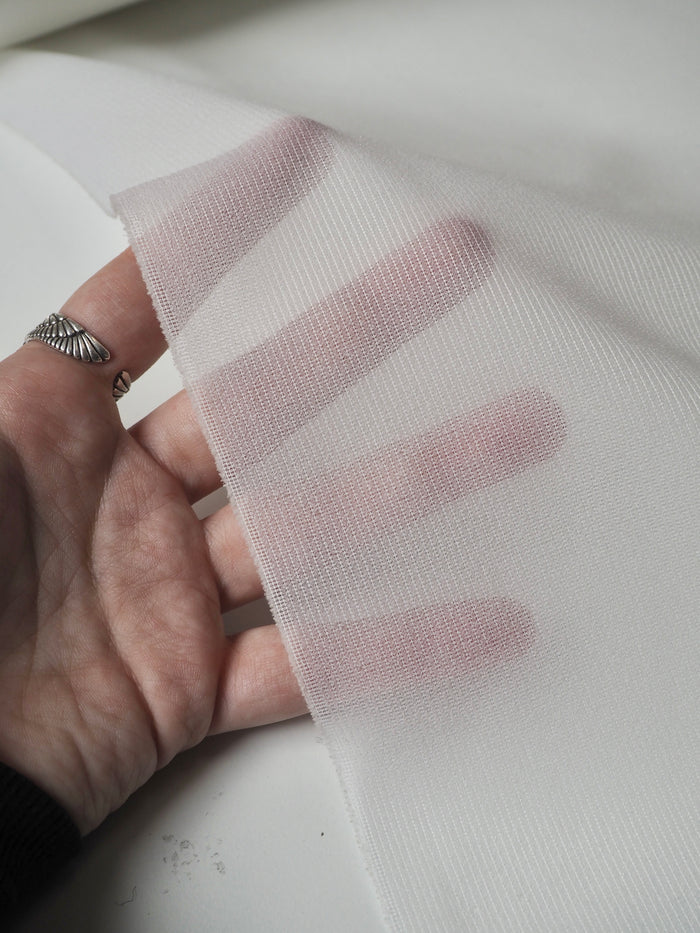 White Heavyweight Nylon Fusible Interfacing