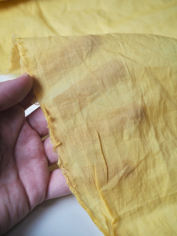 Yellow Cotton Voile