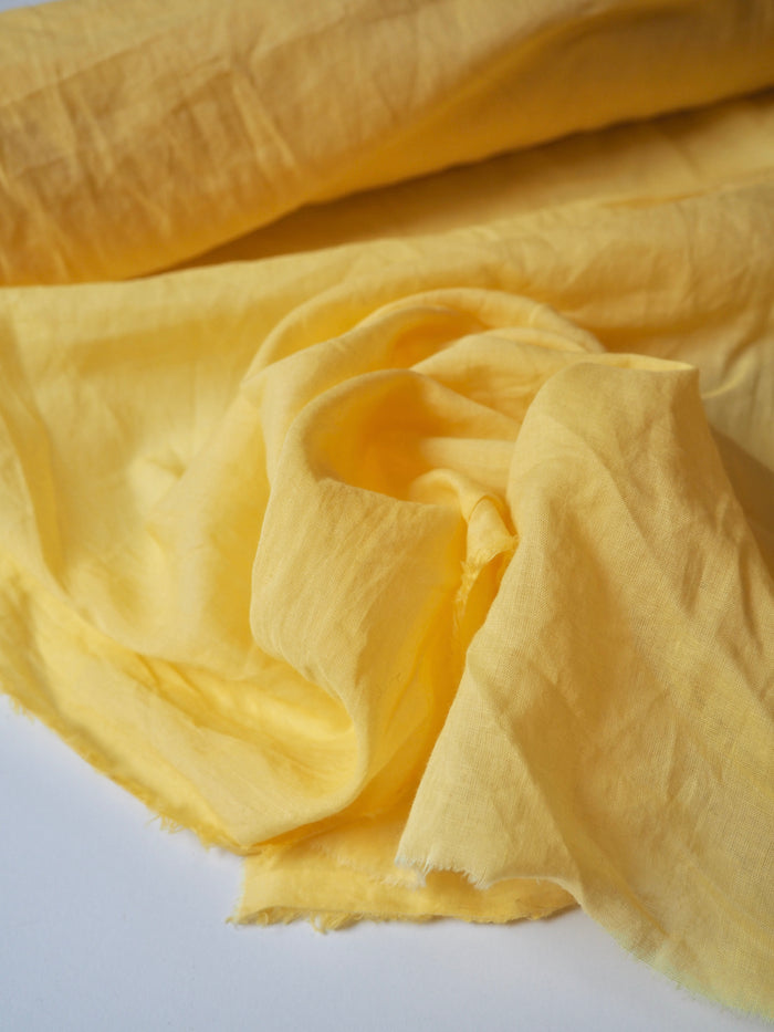 Yellow Cotton Voile