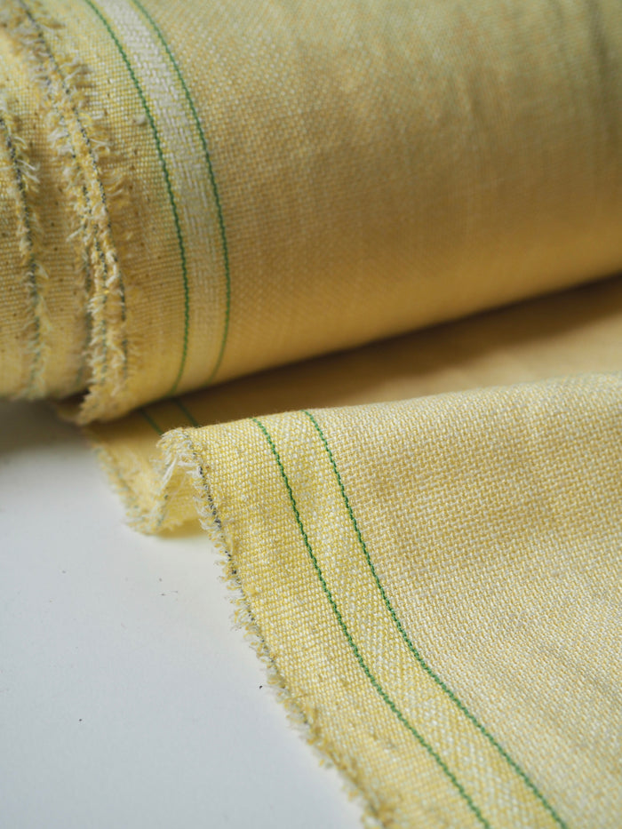 Yellow Linen/Viscose Blend Suiting