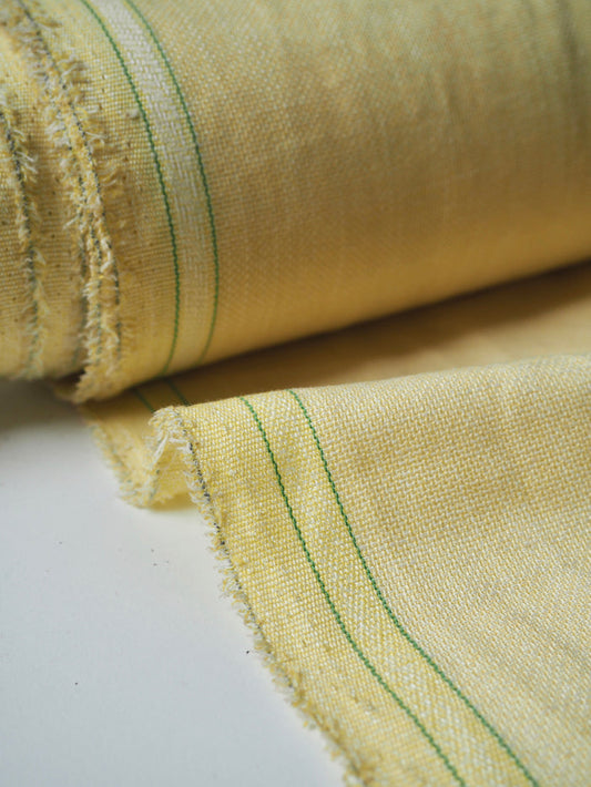 Yellow Linen/Viscose Blend Suiting