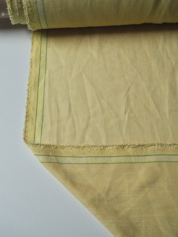 Yellow Linen/Viscose Blend Suiting