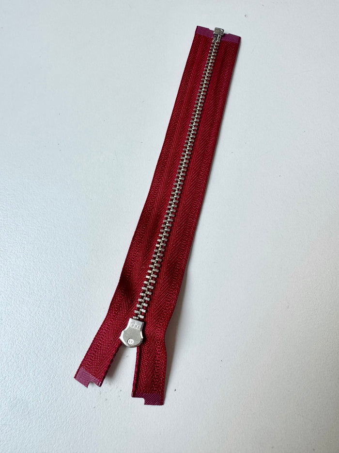 YKK 16.5cm/6.5in Berry Open-Ended Metal Teeth Zips