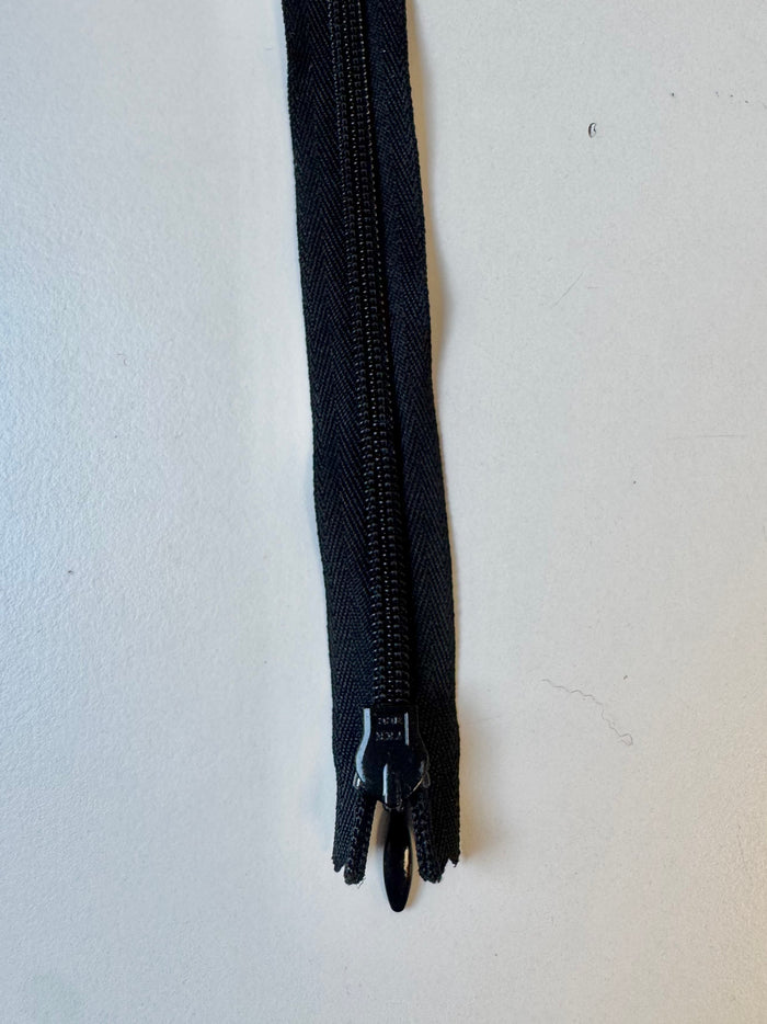 YKK 32cm/12.5inch Black Invisible Zips