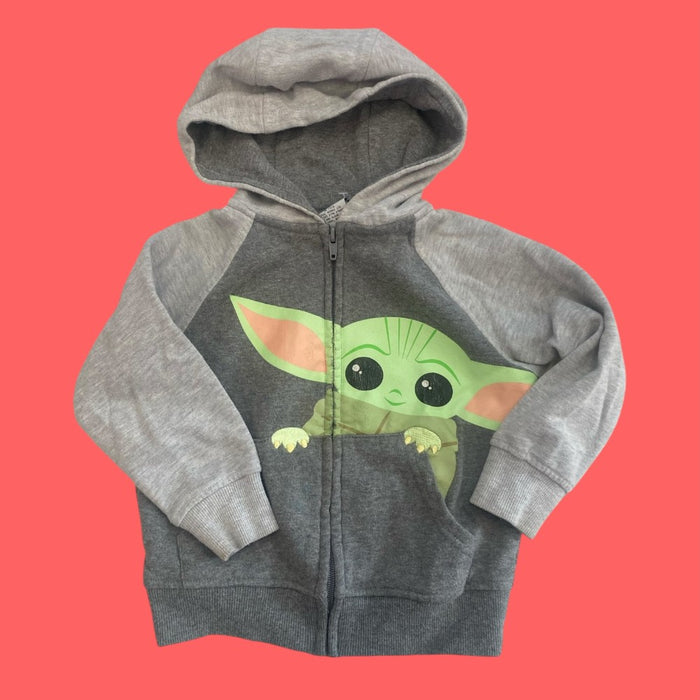 Yoda Zip Up (Some Marking along Zipper) 3Y