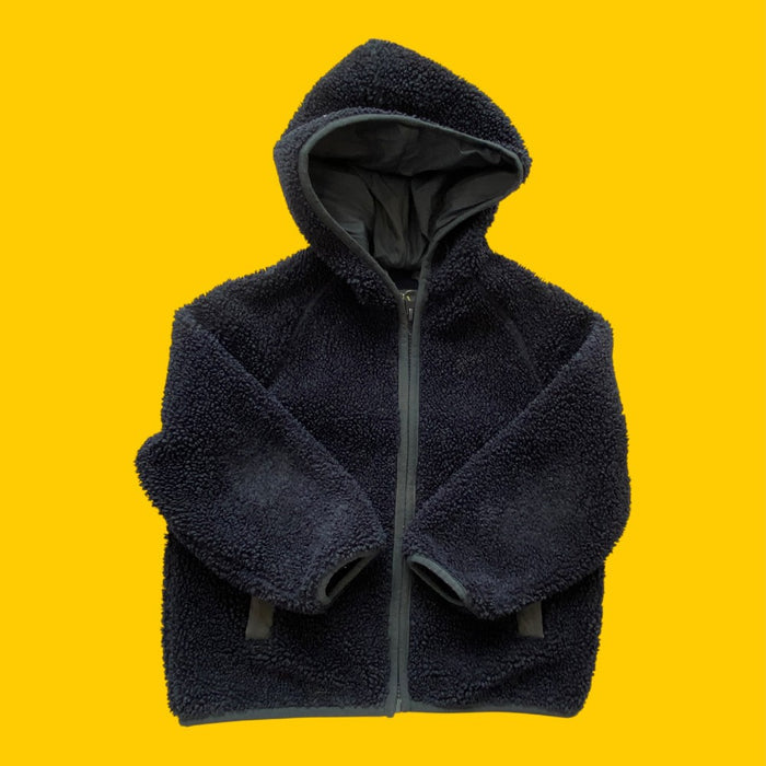 zara fluffy coat 6y