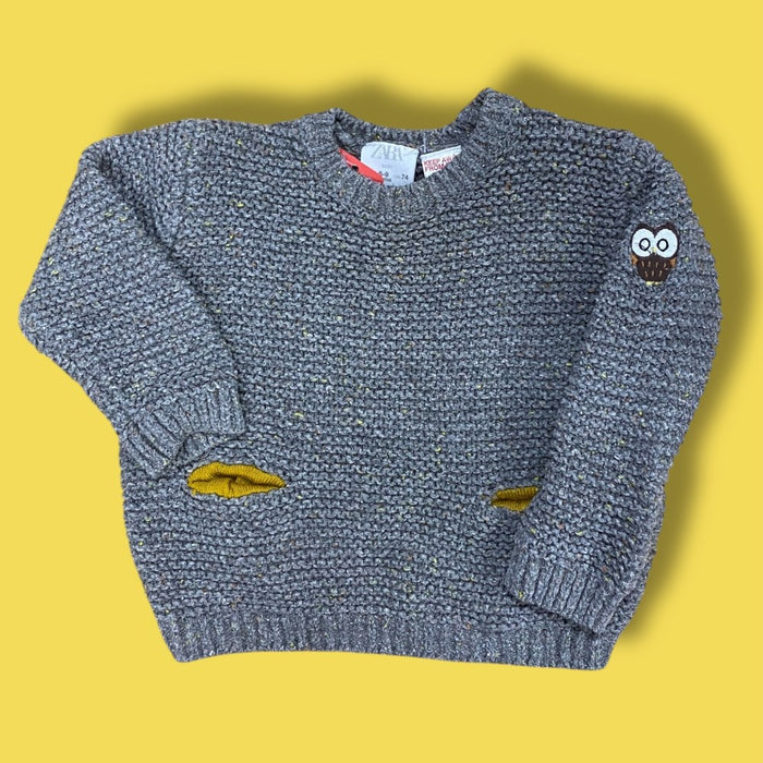 Zara Knit Sweater 6-9m