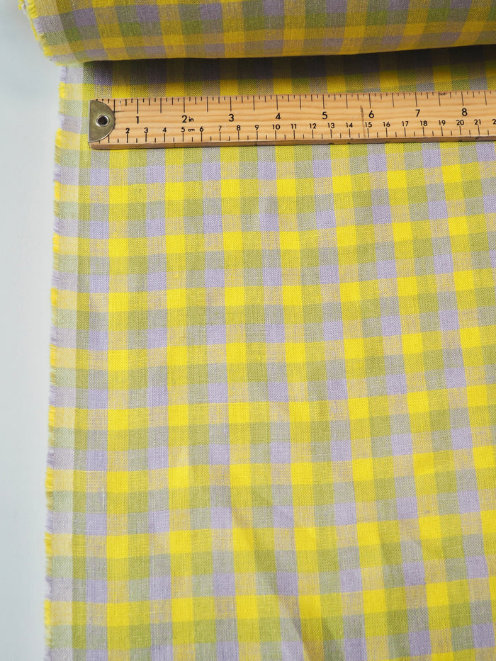 Zest Gingham Linen